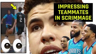 Lamelo (Crazy Passes in Hornets Practice!) SHOCKS Team & Coach - Devonte Graham & Terry Rozier Speak