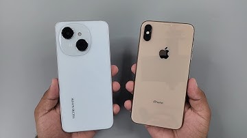 iPhone XS Max vs Tecno Spark Go 1