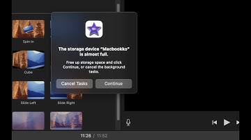 iMovie Memory Full  MacBook, Quick Fix 2021