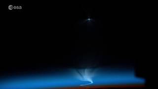 Soyuz Spacecraft Rocket Launch Seen From Space