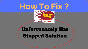 How to Fix PNB One Unfortunately, Has Stopped Problem Solved in Android & Ios