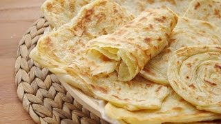 Recette de msemen : Crêpes feuilletées   /  Moroccan pancakes