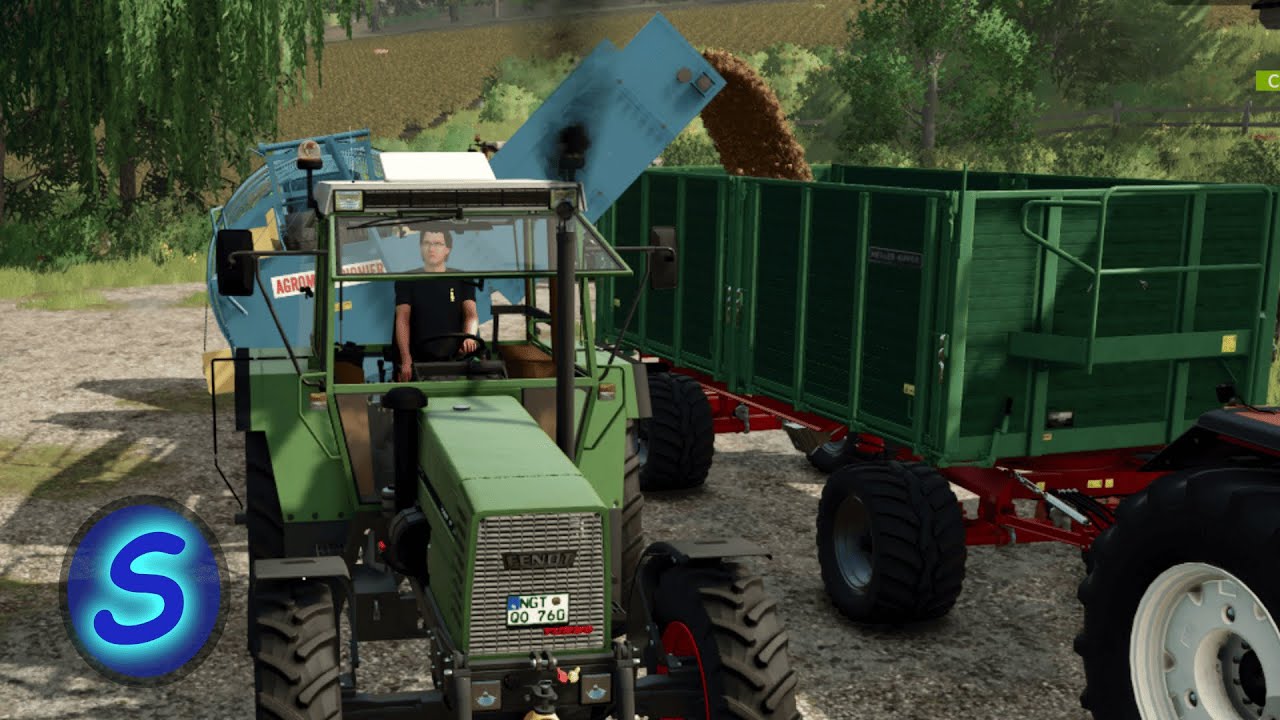 LS25 Geistal 027 - Start der Kartoffelernte !