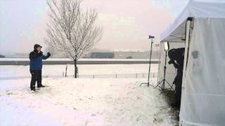 Mike Seidel The Weather Channel Storm Coverage Time Lapse Hagerstown, MD 3-20-2015