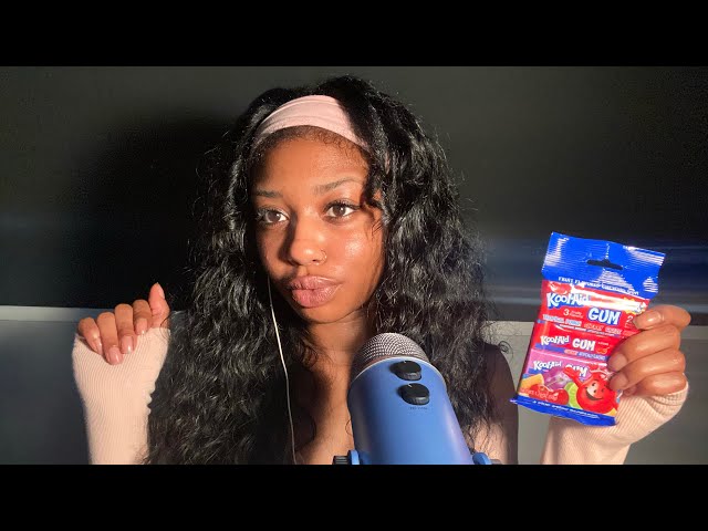 Motivational ASMR| Skincare journey -Gum Chewing Ramble, Storytelling, etc