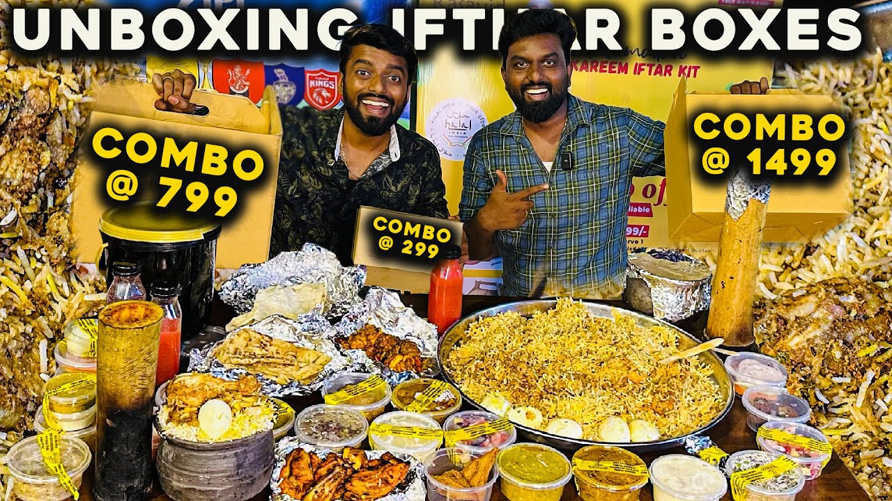 IFTAR COMBO BOXES at 299₹ !! Chicken Haleem 😍 POT பிரியாணி & 2xSpicy