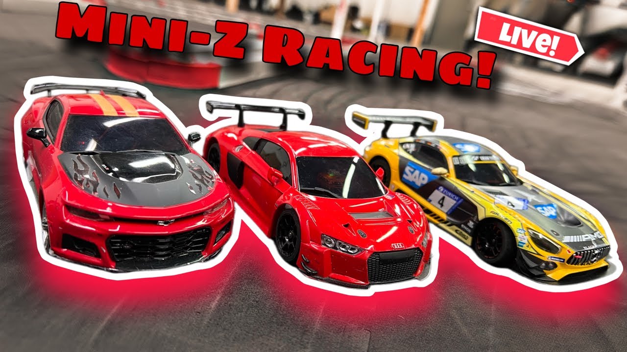 Live From the Track! Mini-Z racing! - YouTube