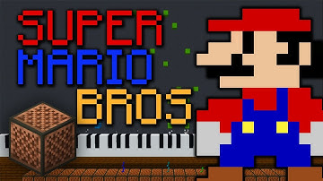 Super Mario Bros: Overworld Theme - Minecraft Note Block Command Block Cover