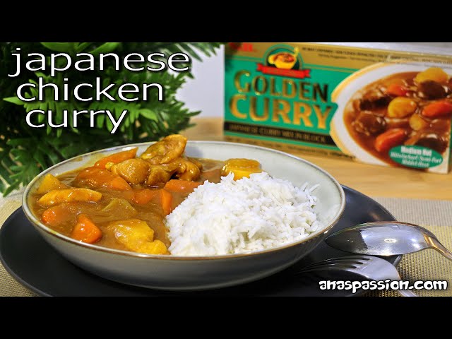 Golden chicken curry