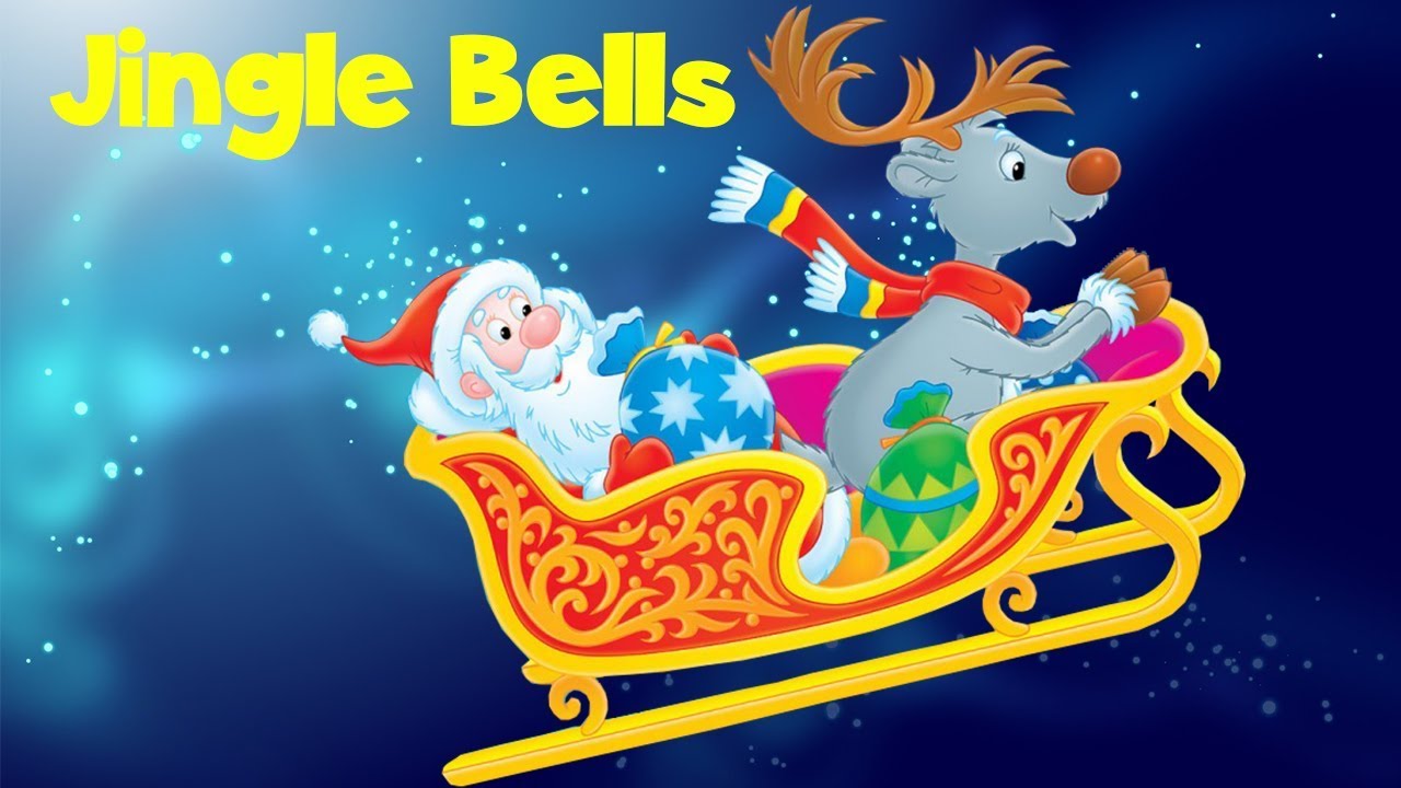 Jingle Bells With Lyrics Christmas Song for Kids Children Nursery