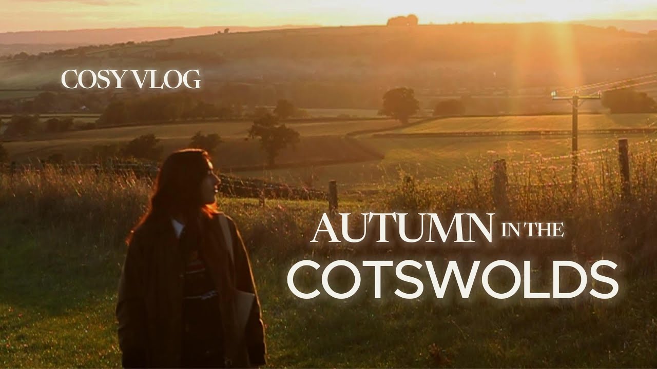 COTSWOLDS in Autumn | Cosy Vlog | Countryside Sunsets, Blackberry Picking, Farming