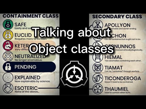 Object Classes, SCP Foundation Archives Wiki