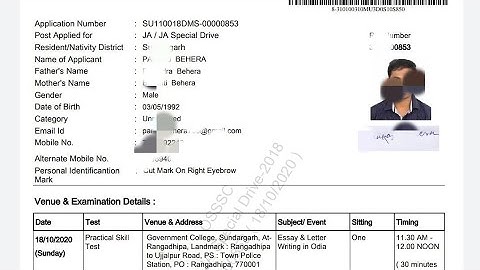 Download admit card osssc jr asst/clerlk..Its available now.