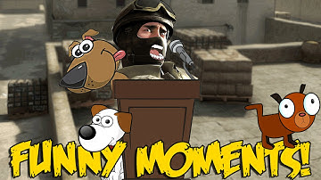 CS:GO FUNNY MOMENTS - MOTIVATIONAL CSGO SPEECH, PRO TIMING, 360 NO SCOPE FAIL  (Funtage)