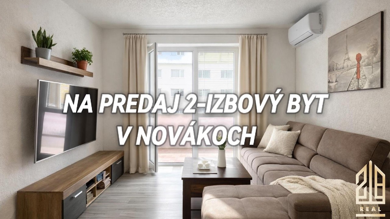NA PREDAJ Moderný 2-izbový byt - 60 m² s balkónom v Novákoch