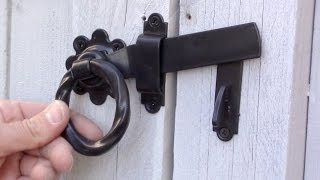 How To Install A Gate Latch