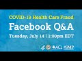 COVID-19 Health Care Fraud Facebook Q&A