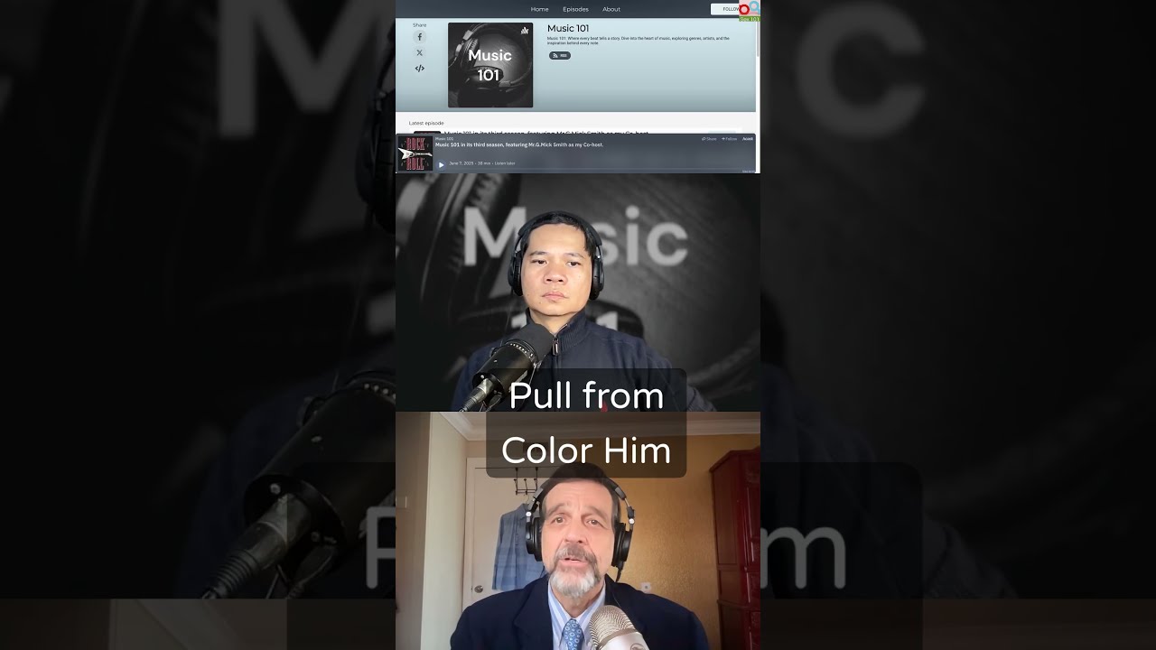Music 101 In Its Third Season Featuring Mr G Mick Smith As My Co Host 
