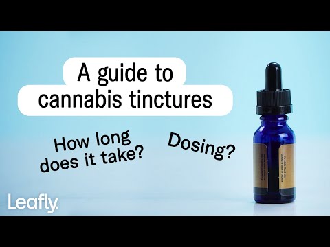 How to use cannabis tinctures