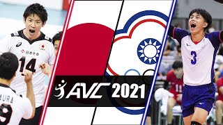 HIGHLIGHTS: Japan vs  Chinese Taipei |  Asian Volleyball Championship 2021