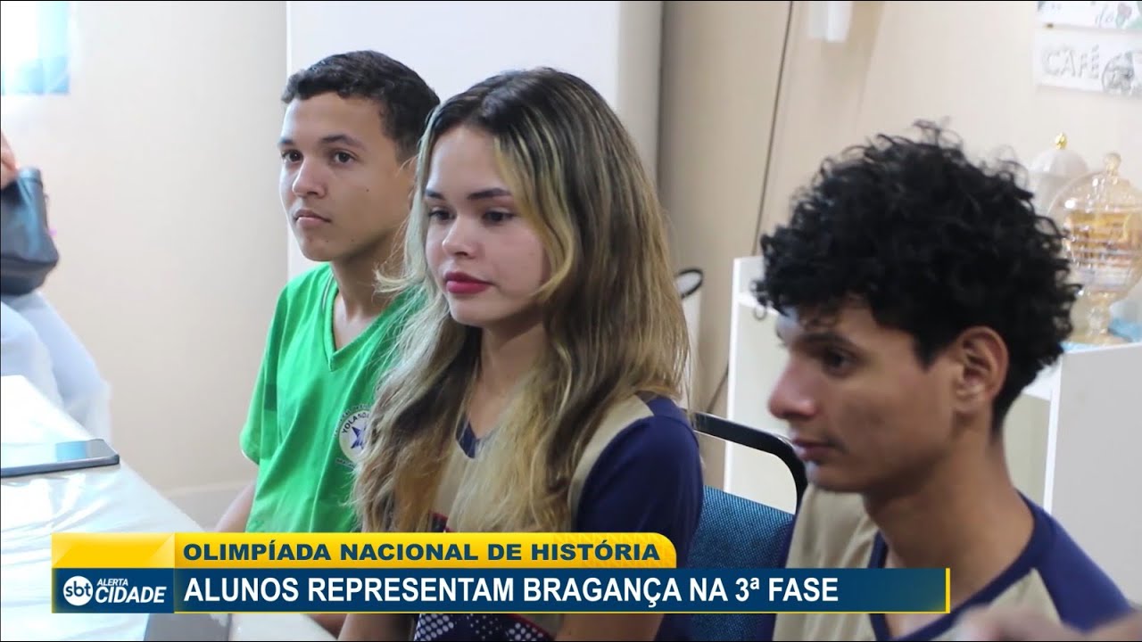 OLIMPÍADA NACIONAL DE HISTÓRIA: ALUNOS BRAGANTINOS ESTÃO NA 3ª FASE