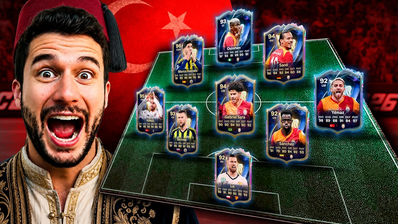 MONTEI O MELHOR TIME POSSÍVEL DA LIGA TURCA 🔥 FULL TOTS!