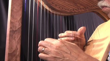 Flight of the Birds on 26 string Pine Harp, performed by John Kovac, harp maker