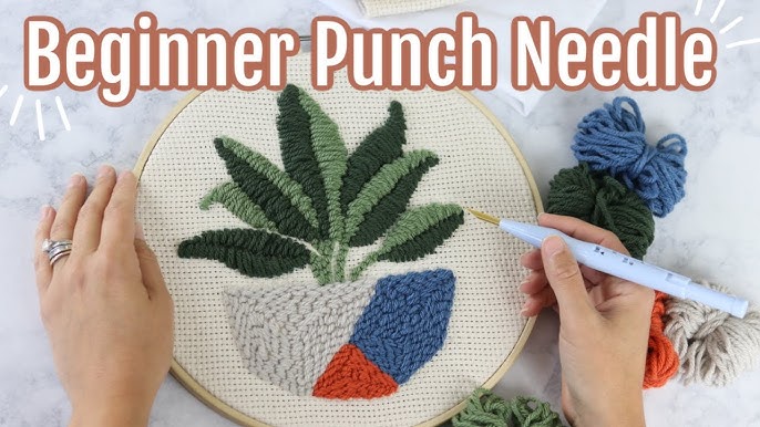 Ways to Finish a Punch Needle Canvas – Needle Work