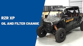 2024+ RZR XP | Oil and Filter Change | Polaris Off Road Vehicles