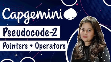 Capgemini Pseudocode Questions [1.25x Recommended] | Pointers + Operators | Prerna Sharma