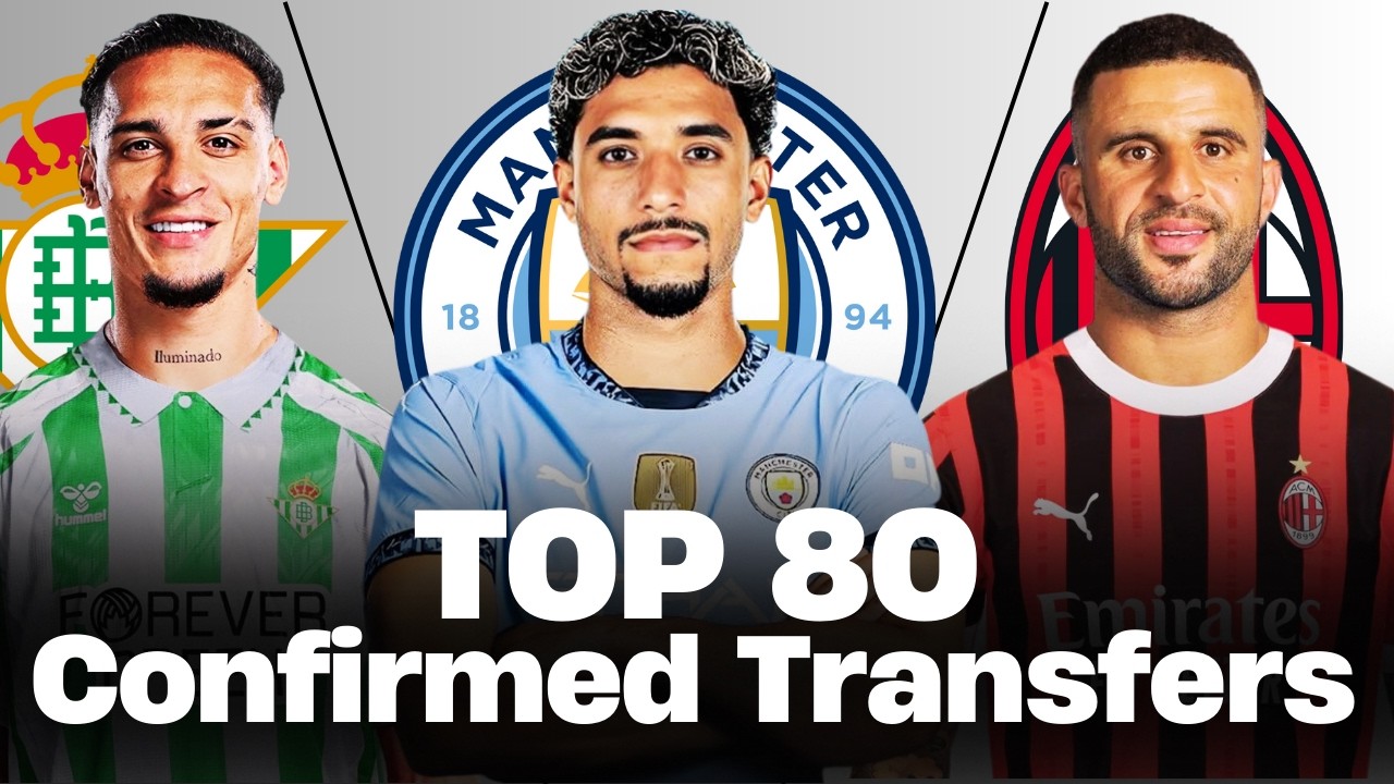 🔥 TOP 80 CONFIRMED JANUARY TRANSFERS 2025! 🤪🔥 FT. Antony, Walker, Marmoush...