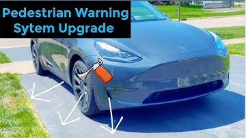 Adding Bombox / RetroFitting Pedestrian Warning System 2020 #ModelY #teslaboombox #teslarati