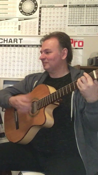 How to Play This Spanish Guitar Triplet with Rumba, From Flamenco Guitar Lesson 17, #shorts