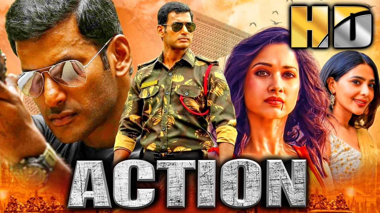 एक्शन (Action) विशाल और तमन्नाह भाटिया की साउथ सुपरहिट एक्शन हिंदी डब्ड मूवी | योगी बाबू