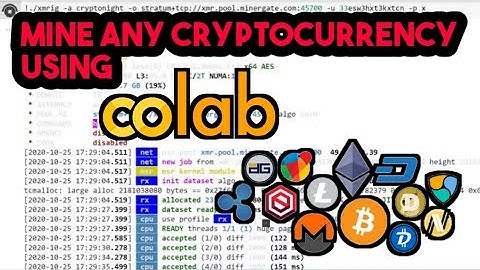 How To MINE ANY CRYPTOCURRENCY Using Google Colab || Mine Doge Coin Using GOOGLE COLAB FOR FREE!