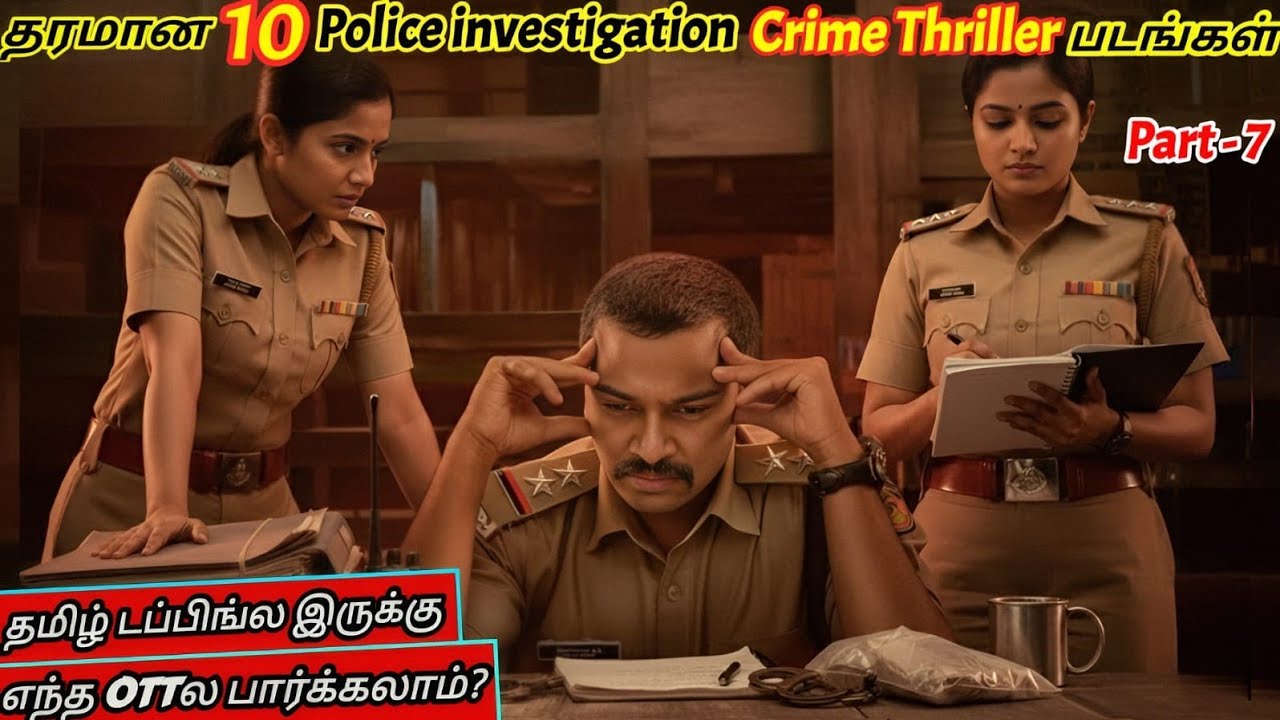 ⁣Police Investigationல தெறிக்கவிட்ட 10 படங்கள் |Part 7|#top10 #movie #crimethriller @wowmoviestamil