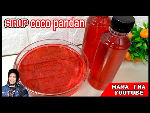 Cara Bikin Cocopandan Syrup
