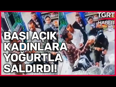 İran’da Başörtüsü Takmayan İki Kadın Yoğurtlu Saldırıya Uğradı! O Anlar Kamerada – TGRT Haber