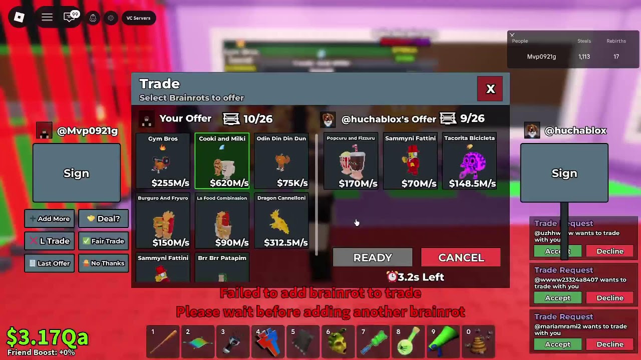 Trading in sab - YouTube