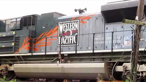 UP "Western Pacific Heritage" 1983 SD70ACe Start up! (06/23/2011)