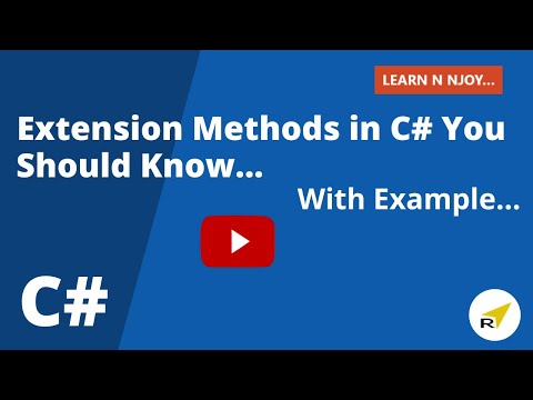 Extension Method in C#. Everything You Need To Learn