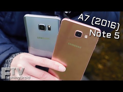 Samsung Galaxy A7 (2016) vs Galaxy Note 5, Full Comparison!