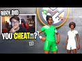 I Confronted a CHEATER that RUINED my Scrims and he said THIS... (Fortnite Cheater)