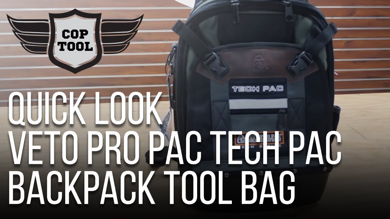 Veto Pro Pac Tech Pac Backpack Tool Bag - Coptool Quick Look - YouTube