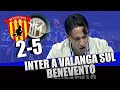 BENEVENTO-INTER 2-5 CON FILIPPO TRAMONTANA ,INTER A VALANGA SUL BENEVENTO 7GOLD DEL 30-09-20