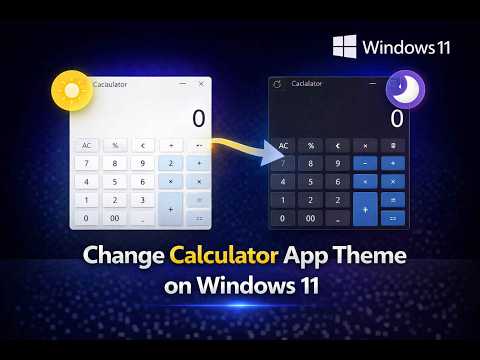 How to Change Calculator App Theme on Windows 11 | GearUpWindows Tutorial