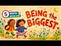 Being the Biggest Read Aloud | Big Sister Feelings Bedtime Story with Gentle Rain