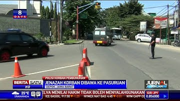 Jenazah Bharada Dibawa Pulang ke Pasuruan