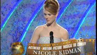 Golden Globes 1996 Nicole Kidman Best actress
