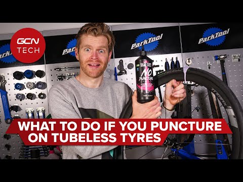 Video: Zal een lekke band repareren op tubeless banden?